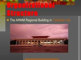 armm cities|ARMM history and organization .